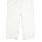 DICKIES Mens White Relaxed Relaxed Straight Denim W36 L29 Workwear Painter Jeans