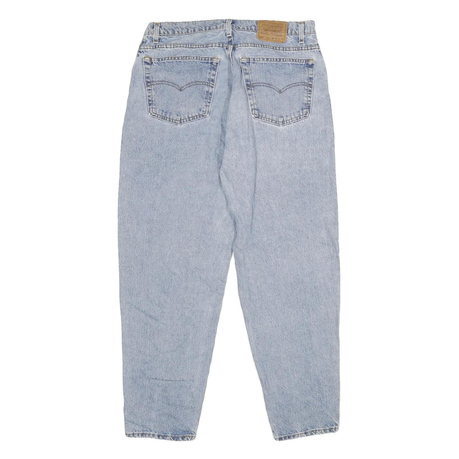 LEVI'S 560 Mens Jeans Blue Loose Tapered Denim Light W38 L32 Classic Style