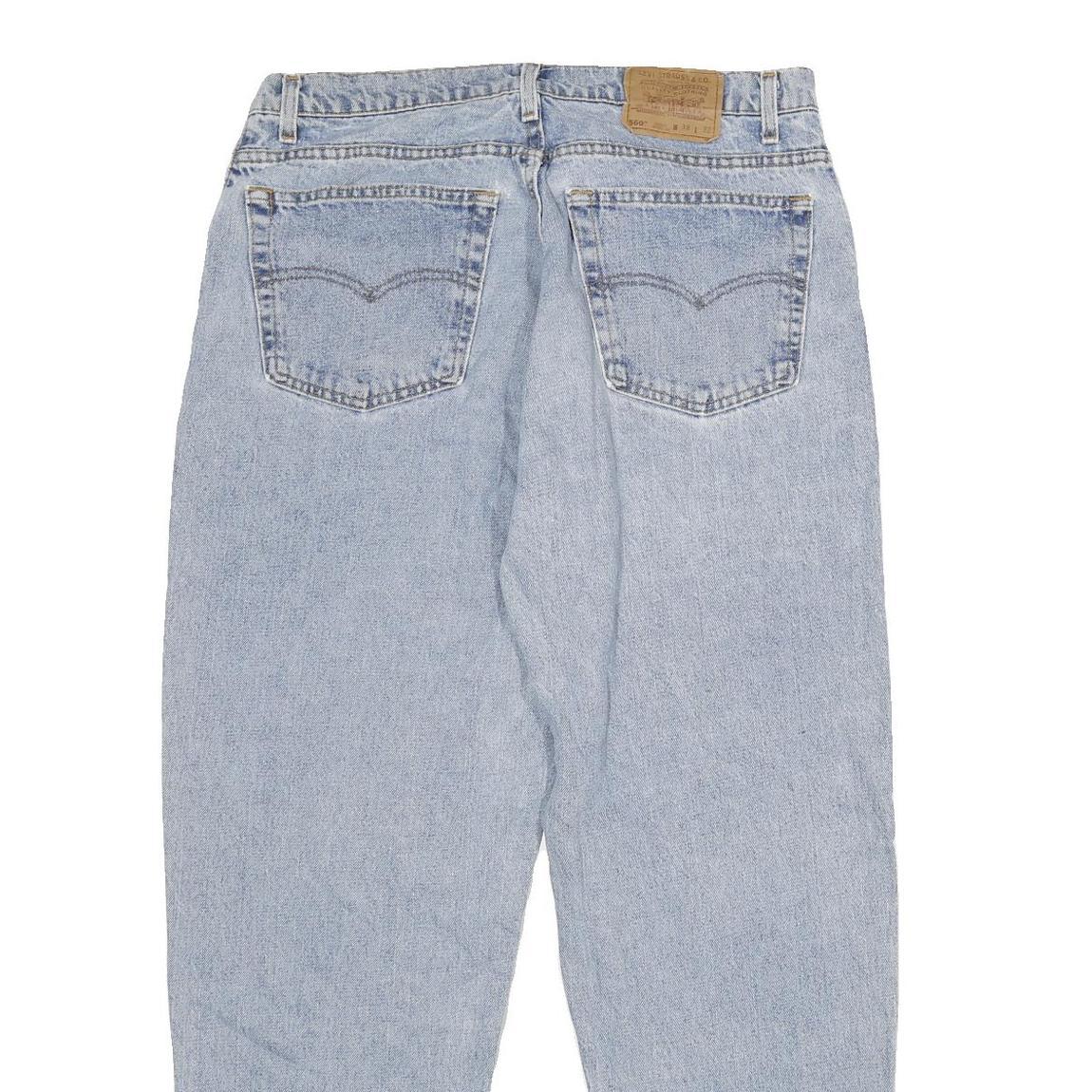 LEVI'S 560 Mens Jeans Blue Loose Tapered Denim Light W38 L32 Classic Style