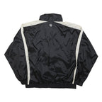WILSON Mens Black & Cream Zip Jacket L Polyester Colourblock Sports Casual