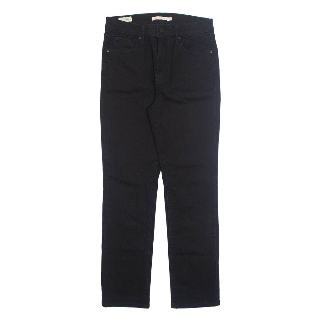 LEVI'S Womens Jeans Black Regular Straight W29 L30