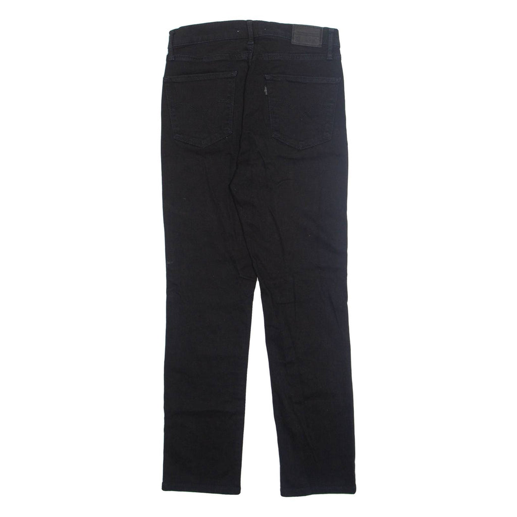 LEVI'S Womens Jeans Black Regular Straight W29 L30