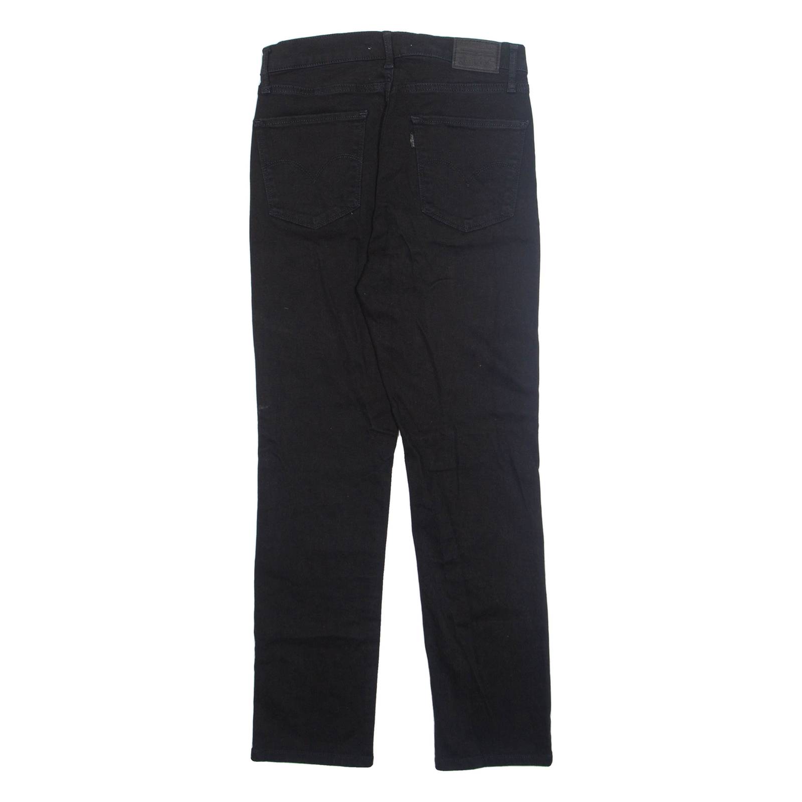 LEVI'S Womens Jeans Black Regular Straight W29 L30