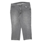 DICKIES Mens Grey Regular Fit Straight Cotton Blend Denim Jeans W38 L25 Classic