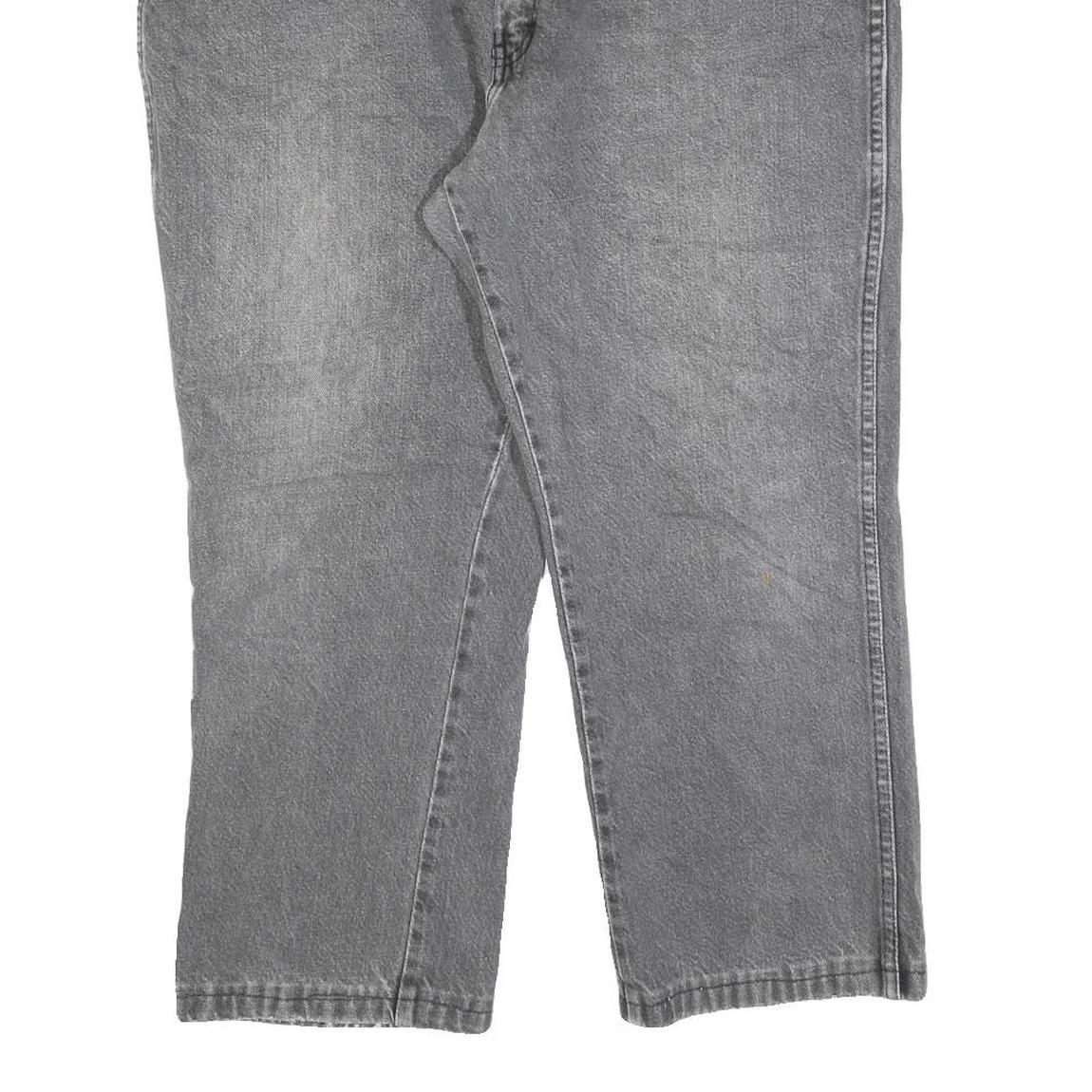 DICKIES Mens Grey Regular Fit Straight Cotton Blend Denim Jeans W38 L25 Classic