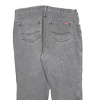 DICKIES Mens Grey Regular Fit Straight Cotton Blend Denim Jeans W38 L25 Classic