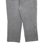 DICKIES Mens Grey Regular Fit Straight Cotton Blend Denim Jeans W38 L25 Classic