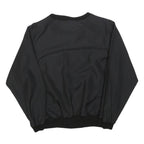 DAVID PEET Womens Black & Red & White Sweatshirt Crew Neck M Polyester Blend