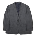 LAUREN RALPH LAUREN Mens Grey & Black Wool Tailored Jacket L Woven Classic