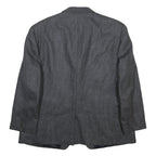 LAUREN RALPH LAUREN Mens Grey & Black Wool Tailored Jacket L Woven Classic