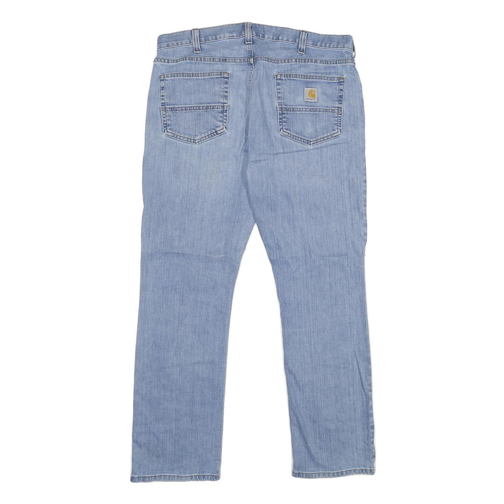 CARHARTT Mens Relaxed Denim Jeans Light W36 L30 Workwear Casual Zip Fly