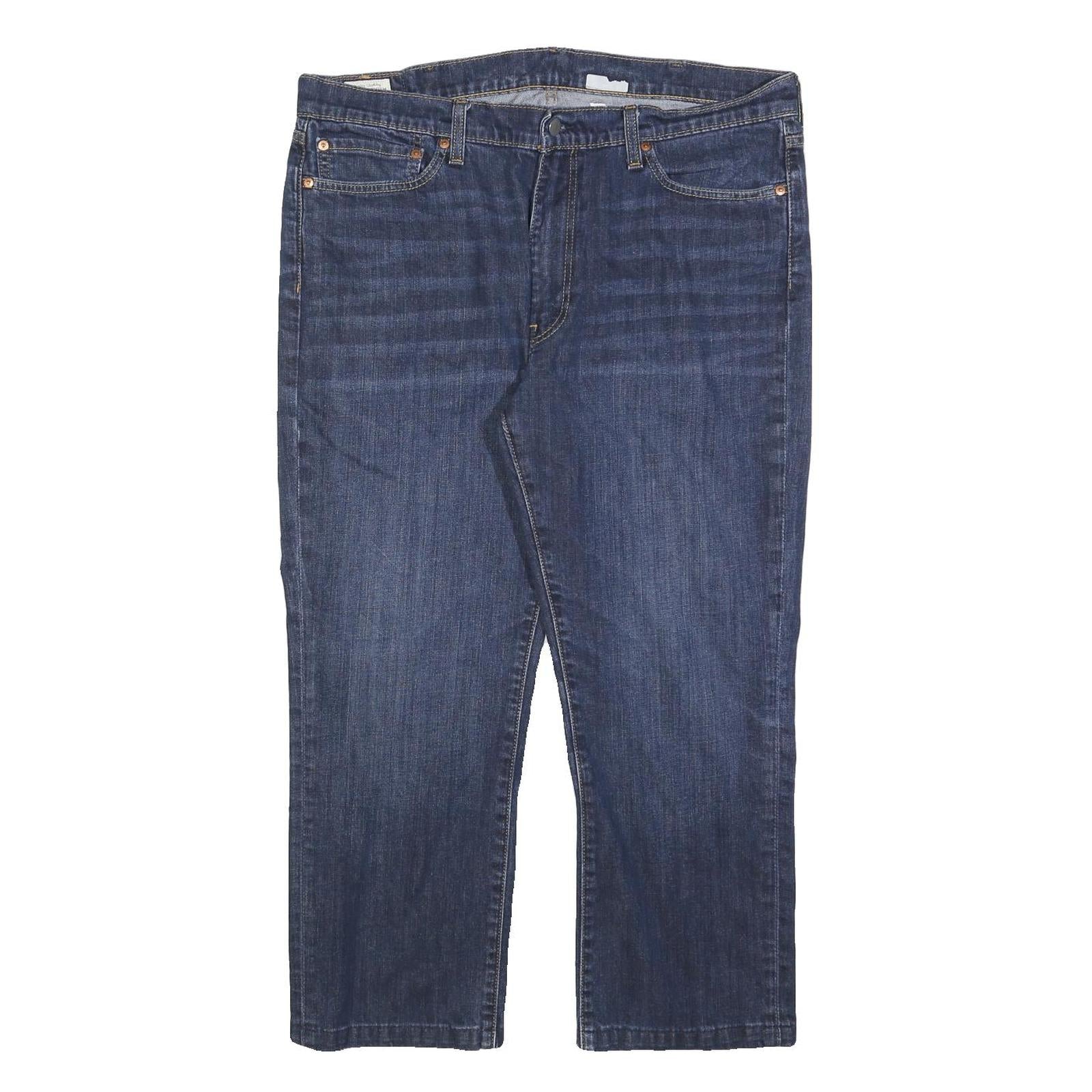 LEVI'S 514 Classic Mens Jeans Blue Classic Straight Denim Medium W38 L26 Relaxed