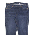 LEVI'S 514 Classic Mens Jeans Blue Classic Straight Denim Medium W38 L26 Relaxed