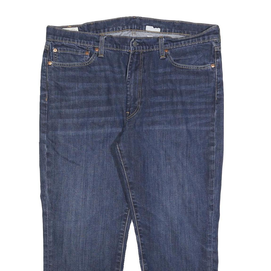 LEVI'S 514 Classic Mens Jeans Blue Classic Straight Denim Medium W38 L26 Relaxed