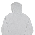 ADIDAS Mens Grey Hoodie S Cotton Pullover Logo Sweatshirt Lightweight