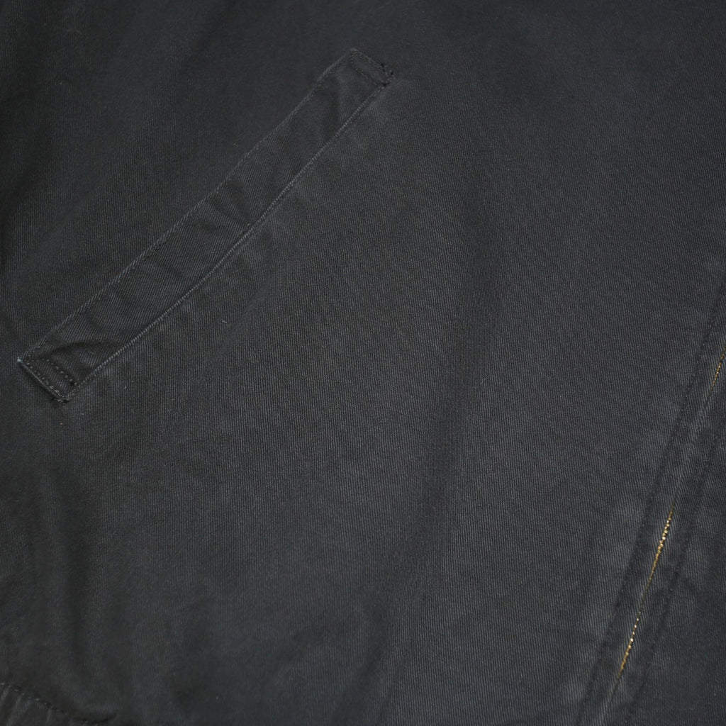 POLO RALPH LAUREN Mens Navy Blue Classic Cotton Blend Jacket L Zip Plain