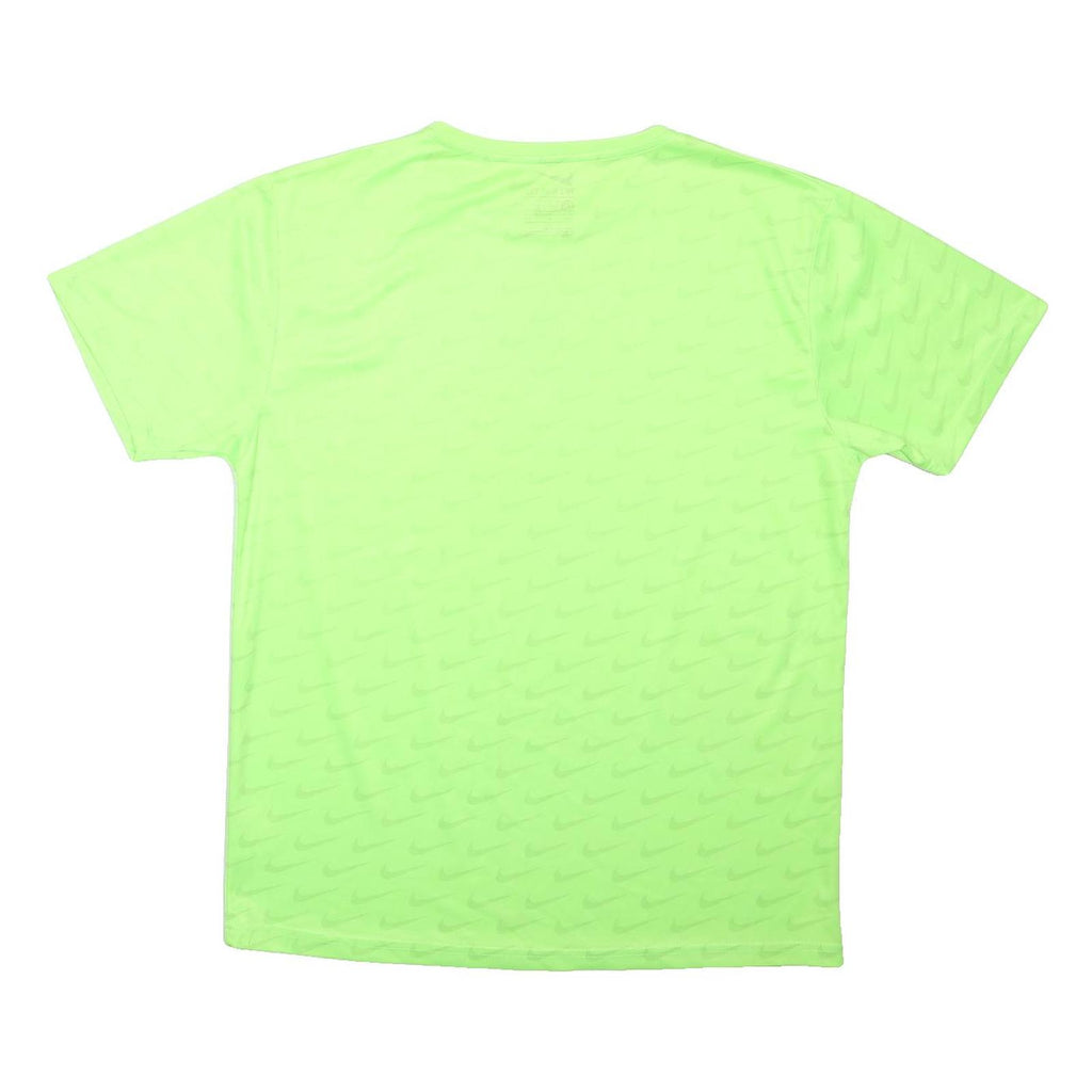NIKE Mens Green Graphic T-Shirt 2XL Short Sleeve Crew Neck Lightweight