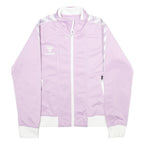 HUMMEL Womens Lilac & White Zip Jacket M Polyester Plain Sports Casual