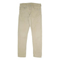 LEVI'S 512 Mens Slim Skinny Jeans Cotton Blend Beige W31 L32 Zip Fastening