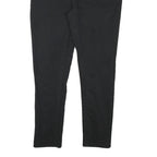 SEVEN7 Womens Black Slim Slim Leg Trousers W34 L28 Zip Cotton Blend Stylish