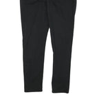 SEVEN7 Womens Black Slim Slim Leg Trousers W34 L28 Zip Cotton Blend Stylish