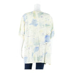 Womens Printed Blouse Cream 90s Crazy Pattern L