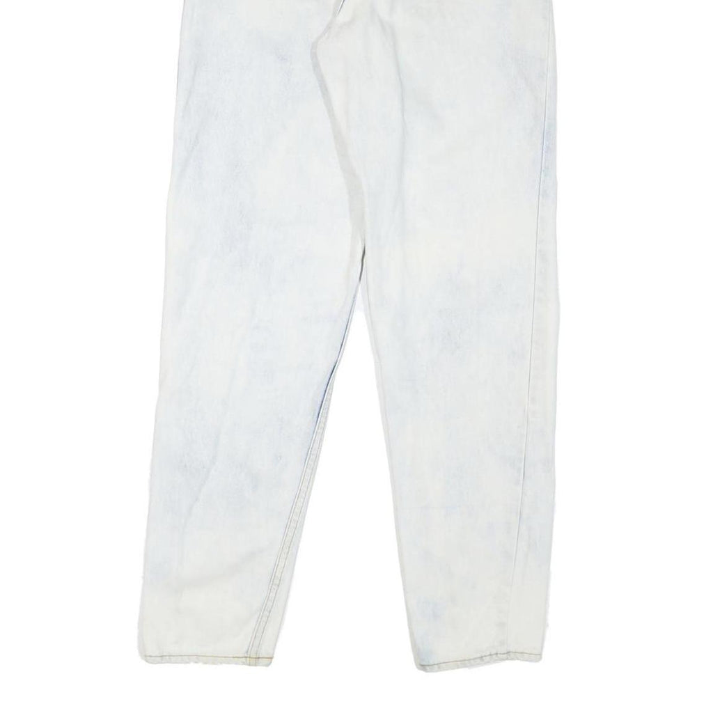 ZANTOS Womens Regular Fit Denim Jeans Acid Wash W30 L31 Patch Design