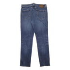 LEVI'S 511 BIG E Mens Slim Blue Denim Medium W34 L32 Stretch Cotton Blend Zip