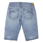 THE CLASSIC Mens Denim Blue Casual Shorts L W36 Cotton Blend Relaxed Fit