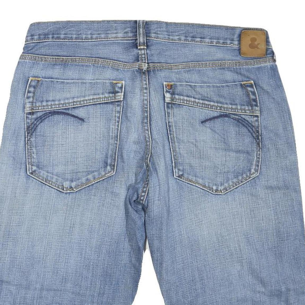 THE CLASSIC Mens Denim Blue Casual Shorts L W36 Cotton Blend Relaxed Fit