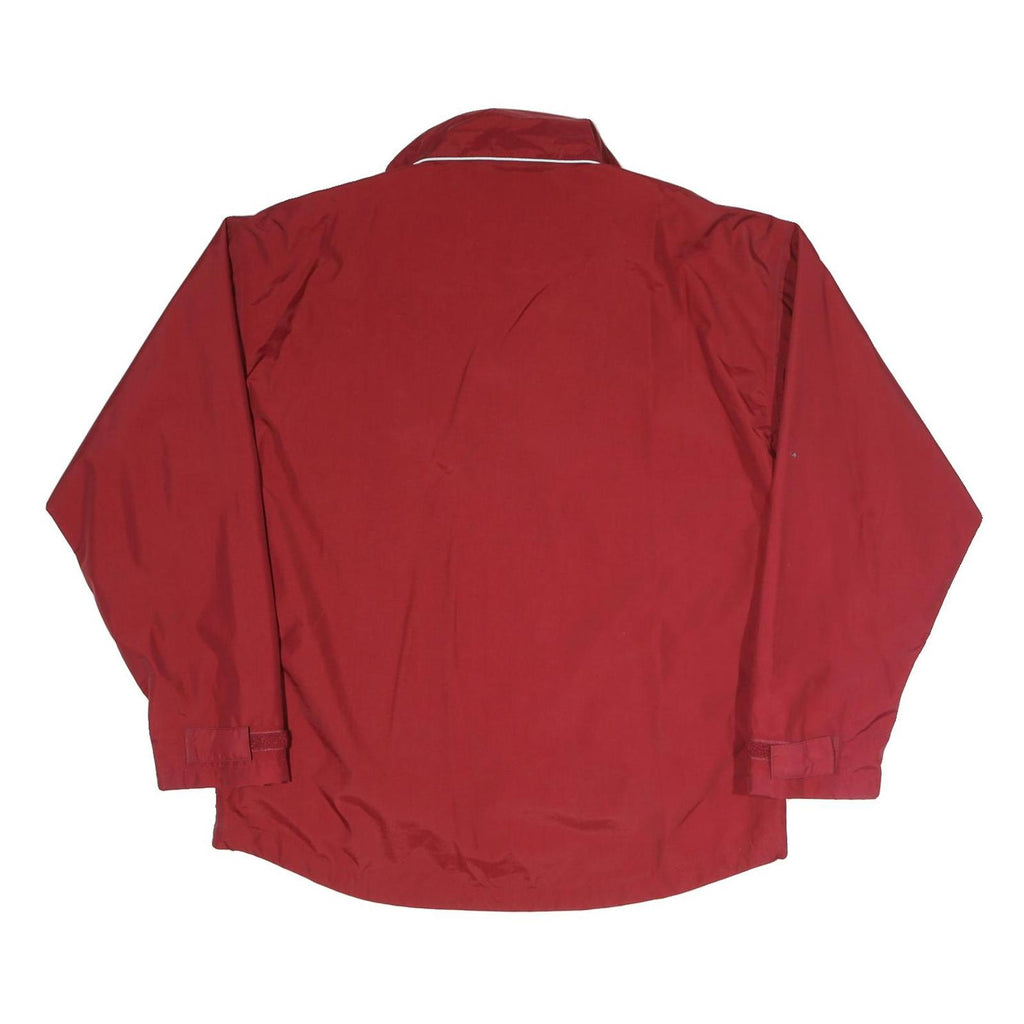 HELLY HANSEN Mens Red Classic Jacket L Polyester Blend Zip H&R Gastro Logo