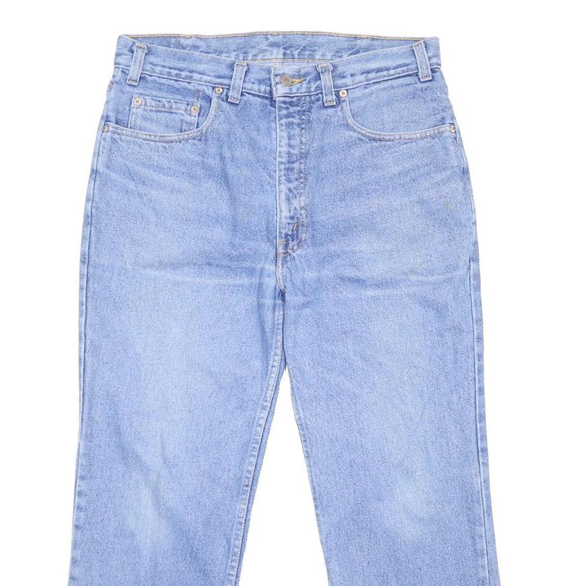 LEVI'S 627 02 Womens Jeans Blue Relaxed Straight Denim Medium W32 L25 Classic