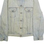 LEVI'S Mens Blue Denim Jacket XL Cotton Plain Button Closure Classic Fit