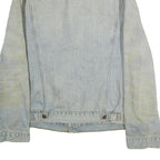 LEVI'S Mens Blue Denim Jacket XL Cotton Plain Button Closure Classic Fit