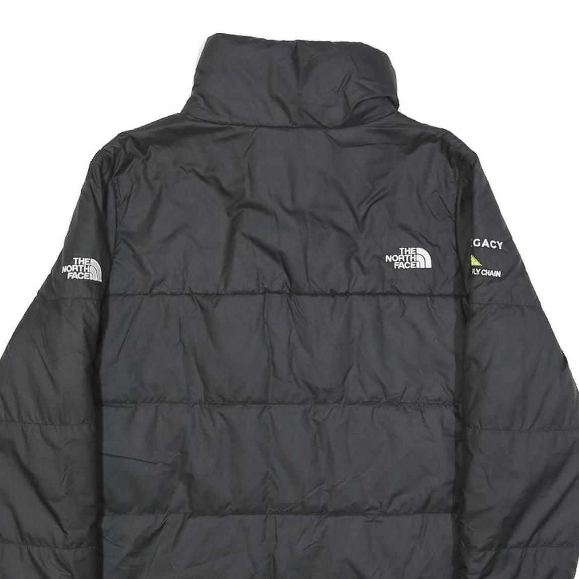 THE NORTH FACE Womens Black Puffer Jacket M Polyester Zip Outdoor Casual Warm