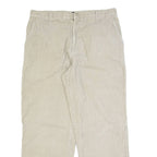 CHEROKEE Chino Mens Corduroy Trousers Beige Regular Straight 90s W36 L23