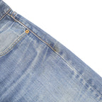 LEVI'S 501 Mens Blue Regular Straight Denim Medium W34 L34 Button Cotton Comfort