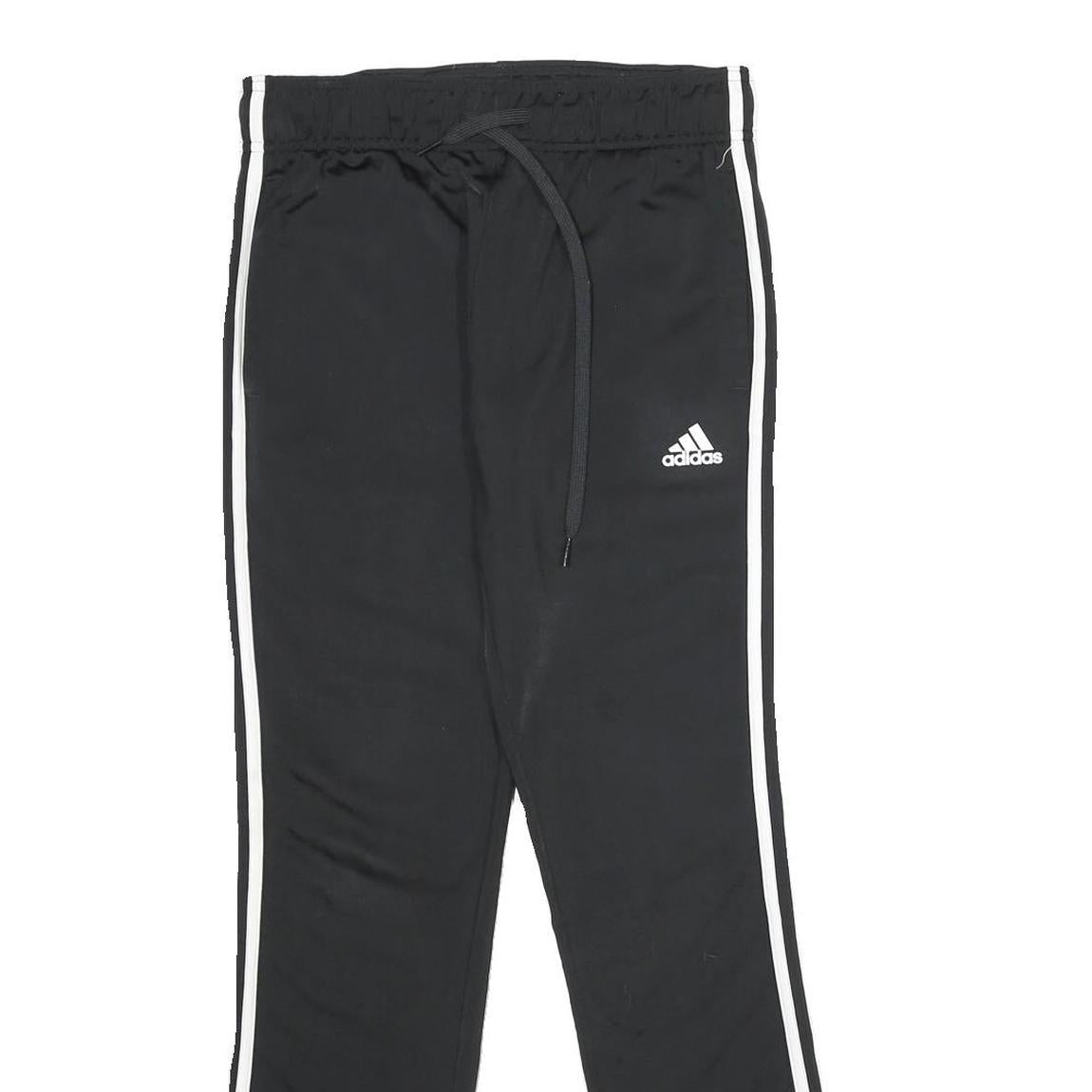 ADIDAS Womens Joggers Black & White Slim Tapered S W28 L30 Sportswear Comfort
