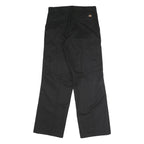 DICKIES Mens Polyester Blend Black Regular Cargo Trousers W31 L30 Workwear Zip