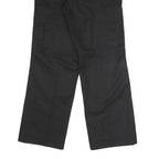 DICKIES Mens Polyester Blend Black Regular Cargo Trousers W31 L30 Workwear Zip