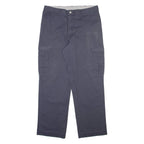 DICKIES Cargo Mens Trousers Grey Regular Straight W36 L32