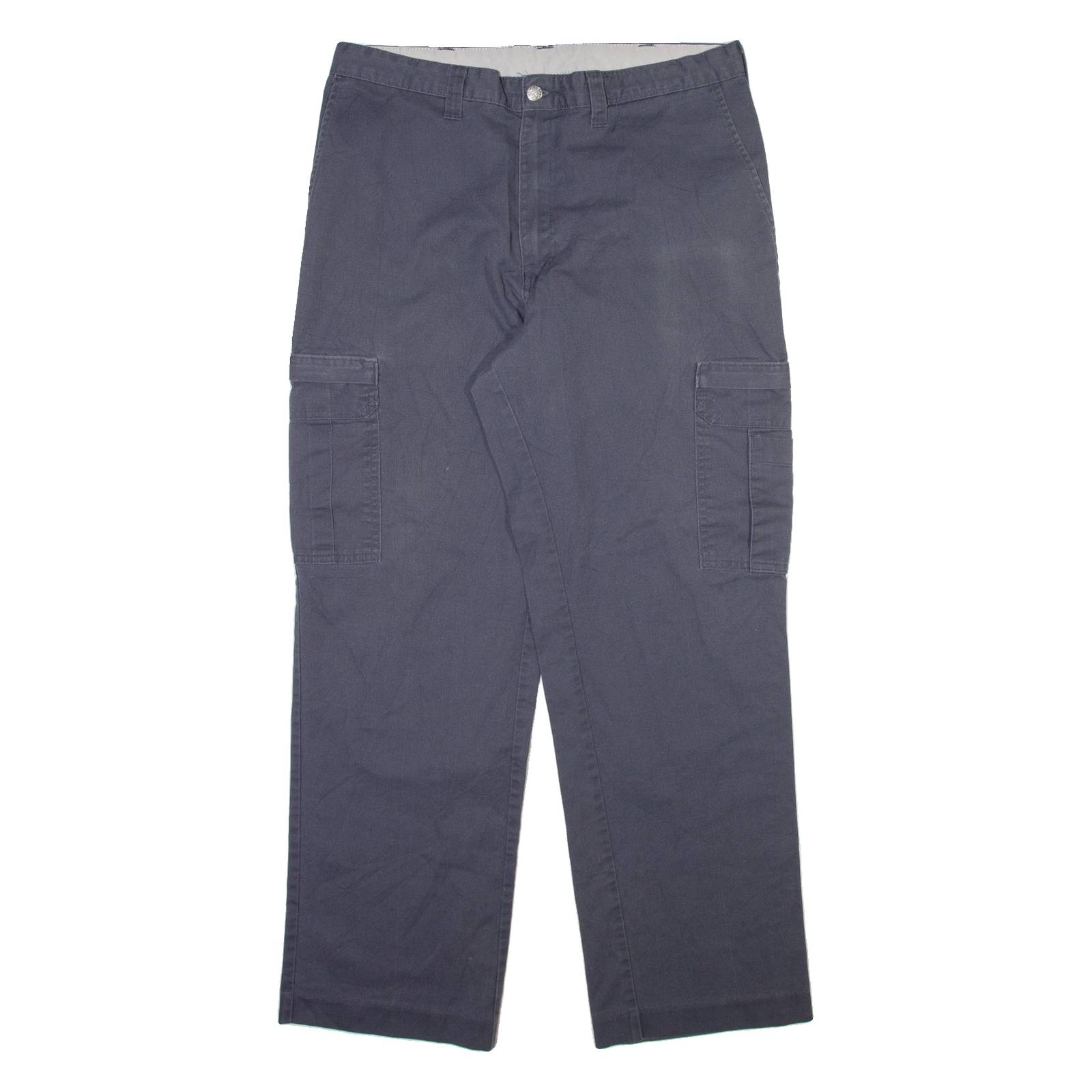 DICKIES Cargo Mens Trousers Grey Regular Straight W36 L32