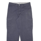 DICKIES Cargo Mens Trousers Grey Regular Straight W36 L32
