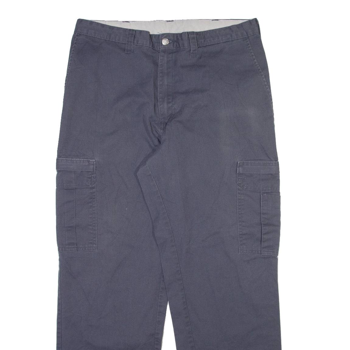DICKIES Cargo Mens Trousers Grey Regular Straight W36 L32