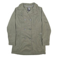 THE NORTH FACE Womens Green Jacket S Polyester Blend Double Breasted Zip Casual