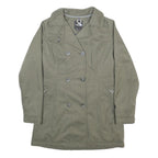 THE NORTH FACE Womens Green Jacket S Polyester Blend Double Breasted Zip Casual