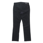 LAUREN RALPH LAUREN Womens Cotton Blend Black Regular Fit Straight Trousers W30