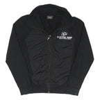 G STAR Womens Black Zip Jacket L Cotton Blend Plain Casual Lightweight