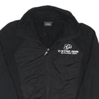 G STAR Womens Black Zip Jacket L Cotton Blend Plain Casual Lightweight