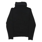 G STAR Womens Black Zip Jacket L Cotton Blend Plain Casual Lightweight